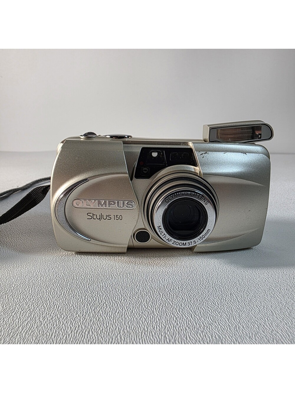 Olympus Stylus 150 Silver Handheld Compact 35mm Point & Shoot Film Camera